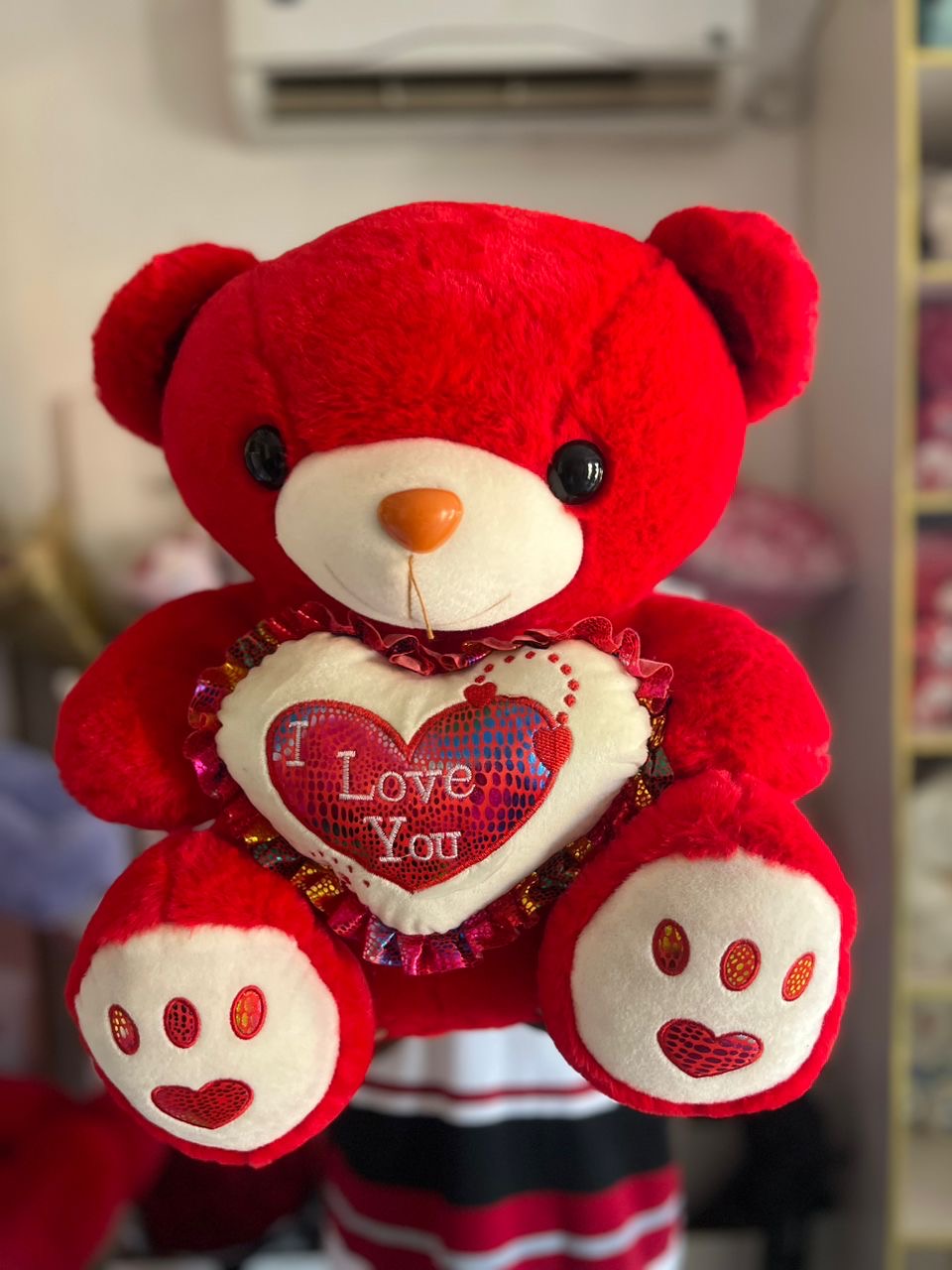 Fluffy Valentine Teddy Bears