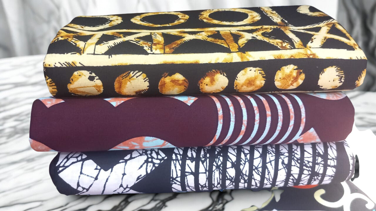 Patterned Ankara Fabrics