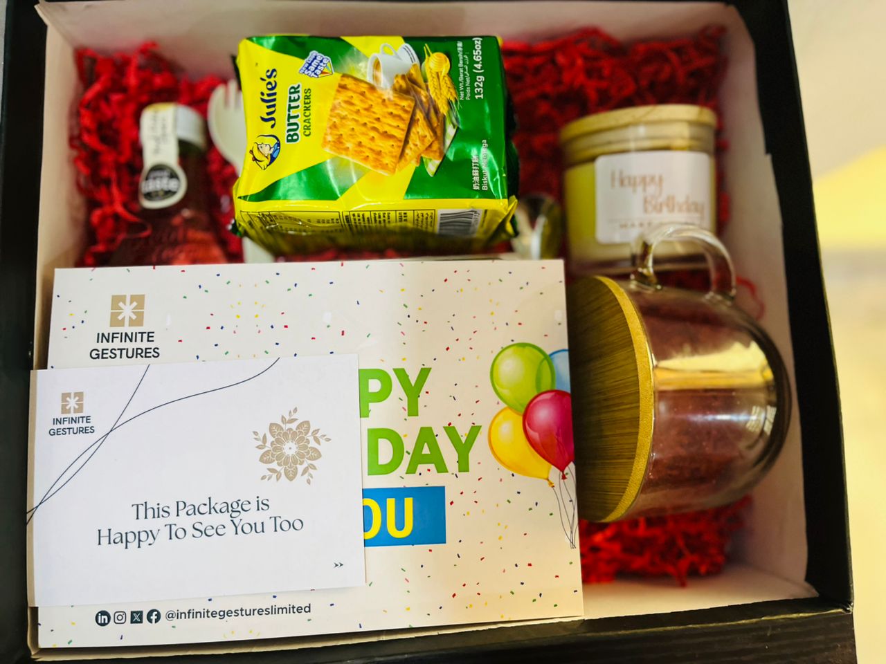 Employee Birthday Package with Scented Candle