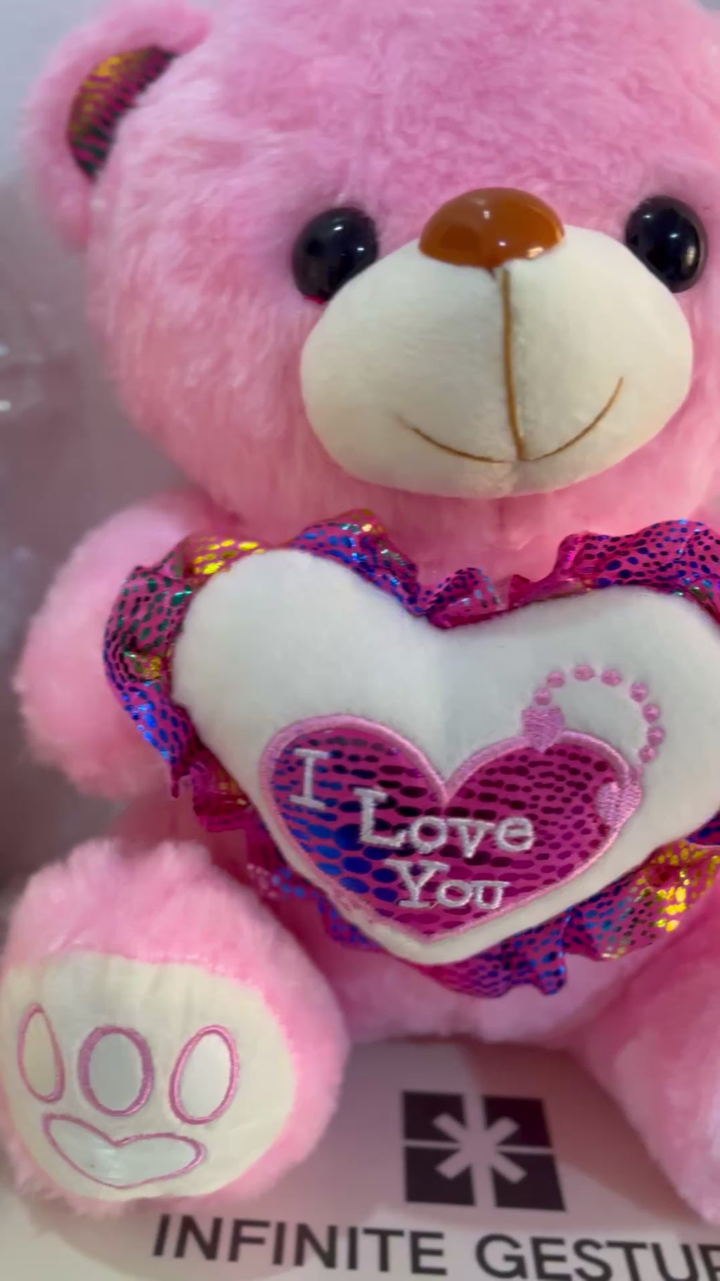 Fluffy Valentine Teddy Bears